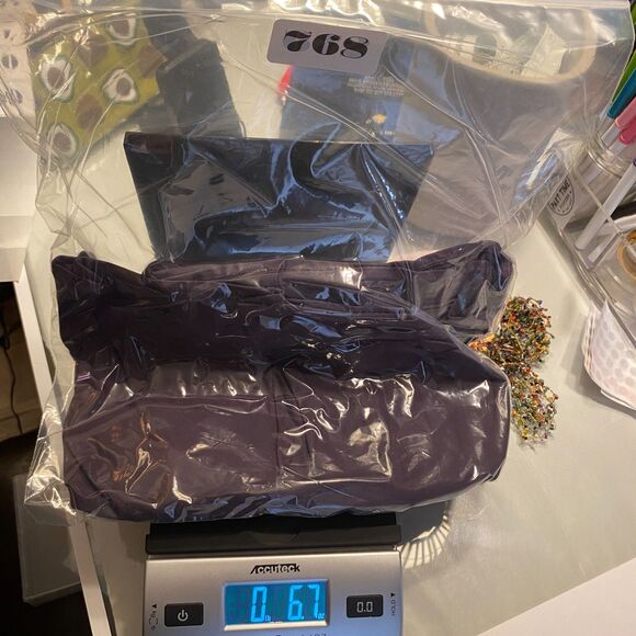 Ronhill Tech Dress Nightshade Reflective Inner Short Thigh Pocket Size Small - Picture 15 of 15